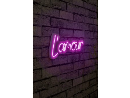 WALLXPERT Dekorativna rasveta L'amour Pink