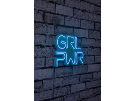 WALLXPERT Dekorativna rasveta Girl Power Blue