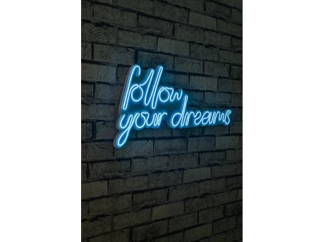 WALLXPERT Dekorativna rasveta Follow Your Dreams Blue
