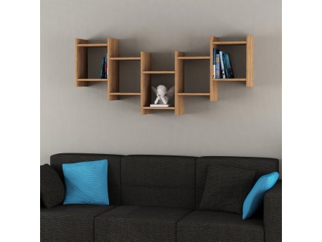 HANAH HOME Zidna polica Bat Oak