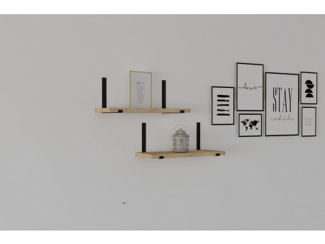 HANAH HOME Zidna polica Lama Sapphire Oak