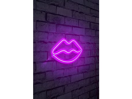 WALLXPERT Dekorativna rasveta Lips Pink