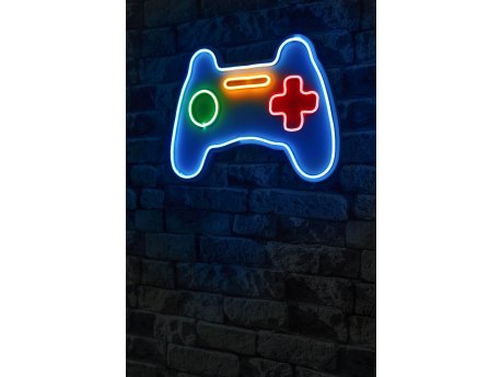 WALLXPERT Dekorativna rasveta Play Station Gaming Controller Blue