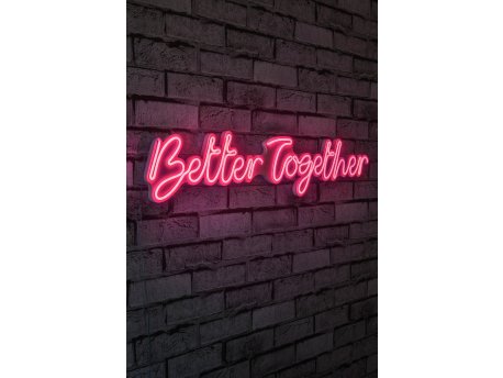 WALLXPERT Dekorativna rasveta Better Together Pink