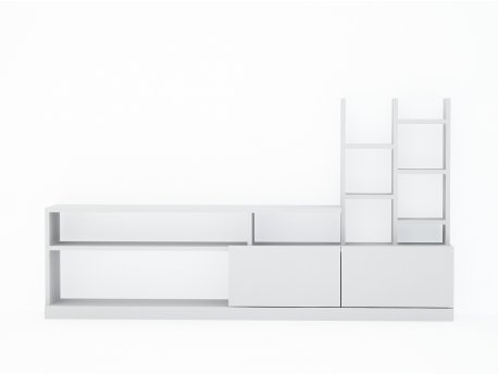 HANAH HOME TV polica Dolunay White (756FRN3051)