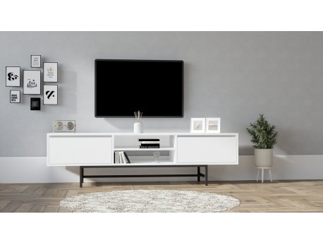 HANAH HOME TV polica Tauber White (495SSE1610)