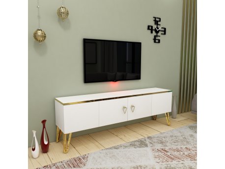 HANAH HOME TV polica Caprice White Gold (550ARN2163)