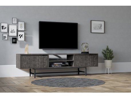HANAH HOME TV polica Tauber Anthracite (495SSE1611)