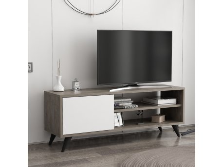 HANAH HOME TV polica Venga Dark Grey White (935CMN2308)