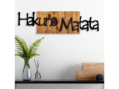 WALLXPERT Zidna dekoracija Hakuna Matata 4