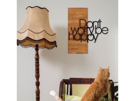WALLXPERT Zidna dekoracija Dont Wory Be Happy