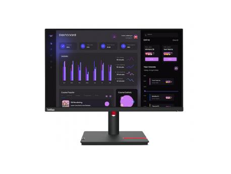 LENOVO ThinkVision T24i-30 (Raven Black) FHD IPS, Tilt, Swivel, Pivot, Height Adjust Stand (63CFMARXEU)