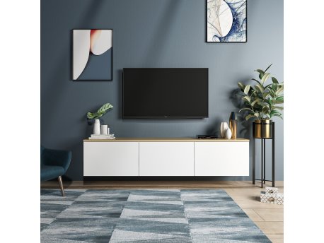 HANAH HOME TV polica Neon White (382NRC1108)