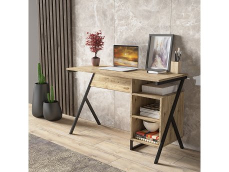 HANAH HOME Radni sto Nero Figaro