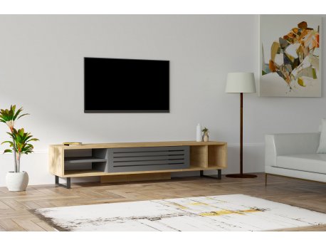 HANAH HOME TV polica Safir Sapphire Anthracite (835PUQ3024)