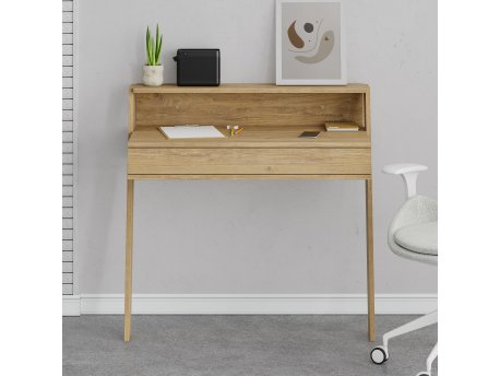 HANAH HOME Radni sto Cowork Oak Anthracite
