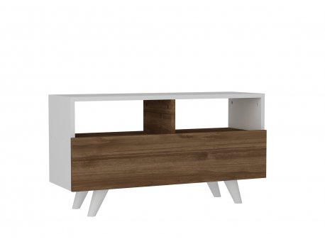 HANAH HOME TV polica Novella K3 White Walnut (756FRN3014)