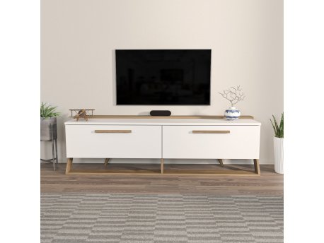 HANAH HOME TV polica Astrid White Walnut (875ZNA4585)