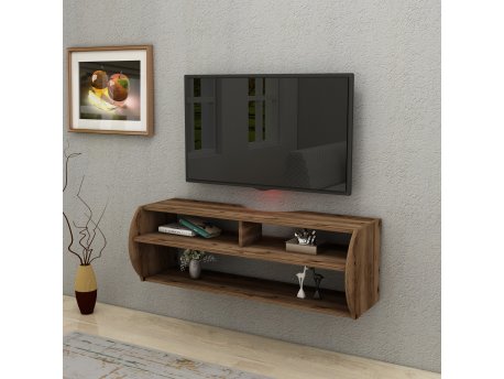 HANAH HOME TV polica Step Light Walnut (550ARN2194)