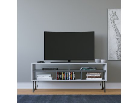 HANAH HOME TV polica Ebuda White Anthracite (935CMN1428)