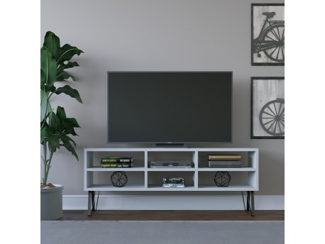 HANAH HOME TV polica Judd White (935CMN1444)