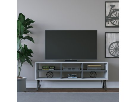 HANAH HOME TV polica Judd White Anthracite (935CMN1446)