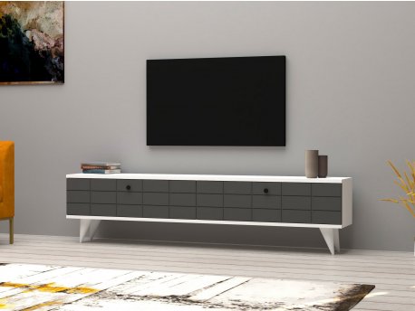 HANAH HOME TV polica Alberi Anthracite White (835PUQ3001)