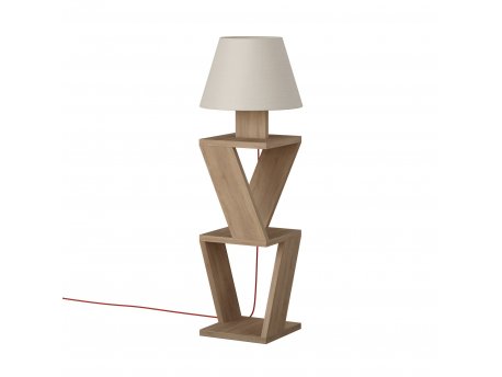 HANAH HOME Podna lampa Kozena Oak White