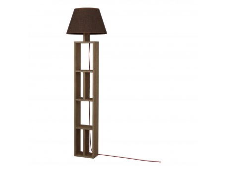 HANAH HOME Podna lampa Giorno Sonoma Oak Brown