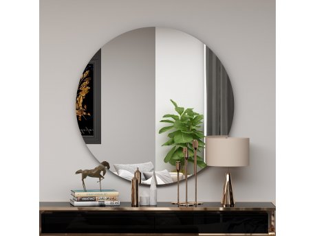 HANAH HOME Ogledalo Zeos Black