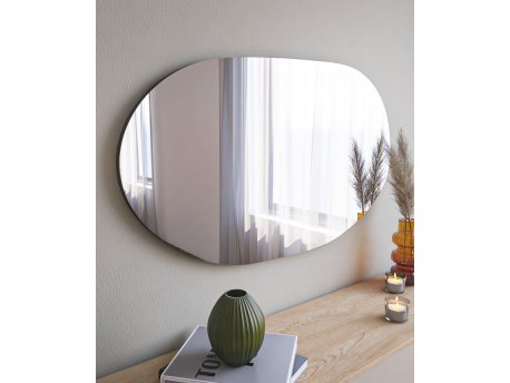 HANAH HOME Ogledalo Vanomi Black