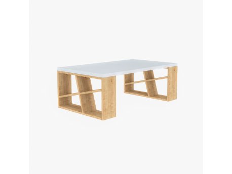 HANAH HOME Sto za dnevnu sobu Honey White Oak