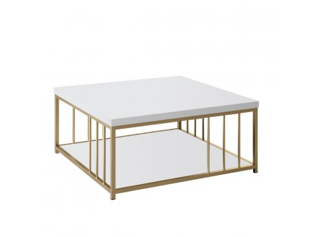 HANAH HOME Sto za dnevnu sobu Zenn White Gold