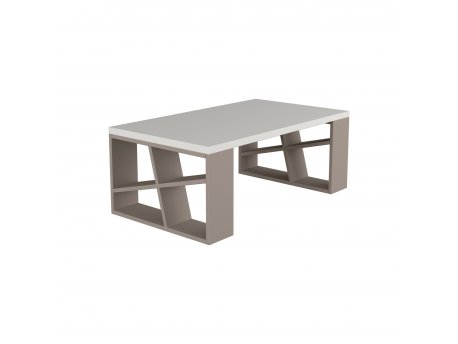 HANAH HOME Sto za dnevnu sobu Honey White Light Oak