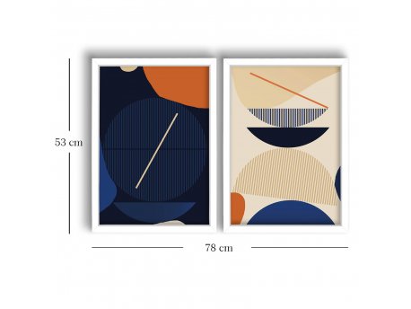 WALLXPERT Dekorativna slika 2P3853NISCT 008