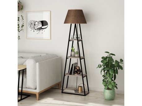 HANAH HOME Podna lampa Pal Light Mocha Brown