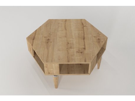 HANAH HOME Sto za dnevnu sobu Kipera Oak