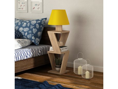HANAH HOME Podna lampa Kozena Oak Yellow