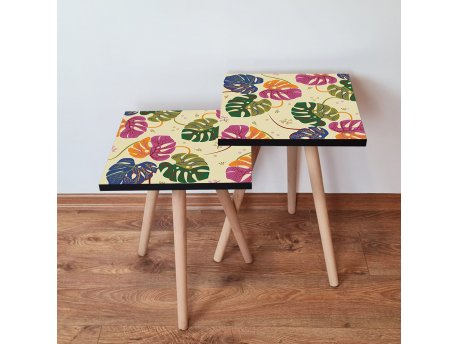 HANAH HOME Pomoćni stočić 2SHP139 Multicolor