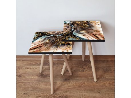 HANAH HOME Pomoćni stočić 2SHP148 Multicolor