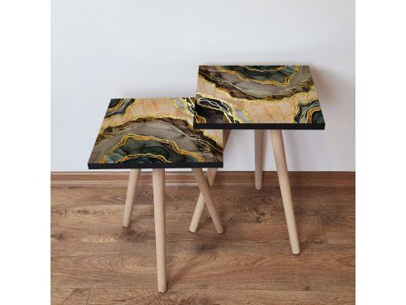 HANAH HOME Pomoćni stočić 2SHP219 Multicolor