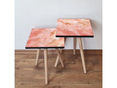 HANAH HOME Pomoćni stočić 2SHP218 Salmon