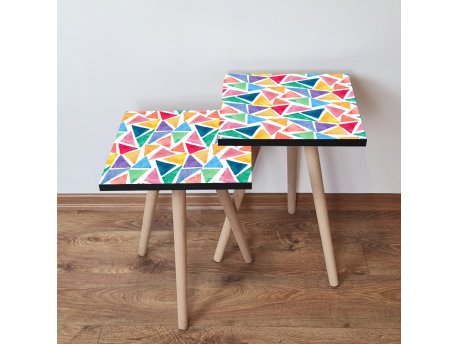 HANAH HOME Pomoćni stočić 2SHP16 Multicolor