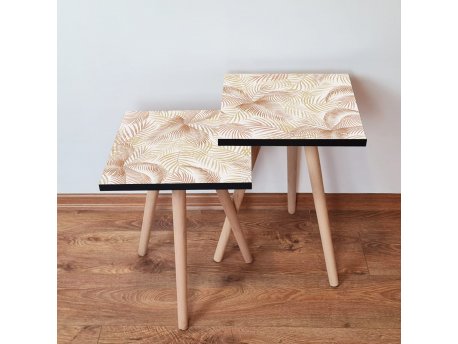 HANAH HOME Pomoćni stočić 2SHP173 Beige