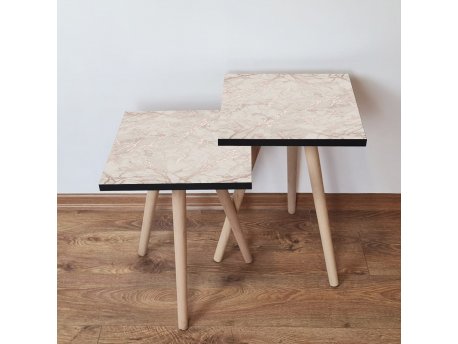 HANAH HOME Pomoćni stočić 2SHP180 Beige
