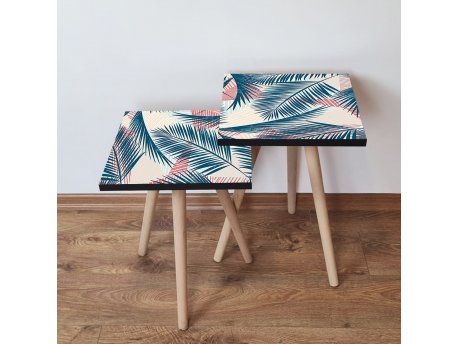 HANAH HOME Pomoćni stočić 2SHP208 Navy Blue