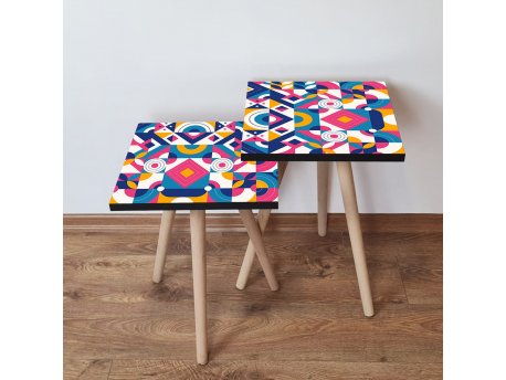 HANAH HOME Pomoćni stočić 2SHP215 Multicolor