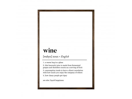 WALLXPERT Dekorativna slika Wine