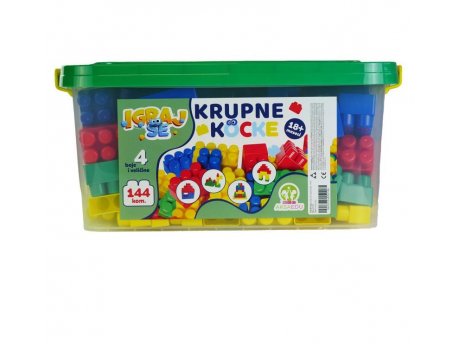 AKSAEDU Igraj se krupne kocke - 144 el (A066499)
