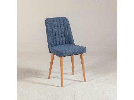 HANAH HOME Stolica Vina Sandalye Dark Blue Atlantic